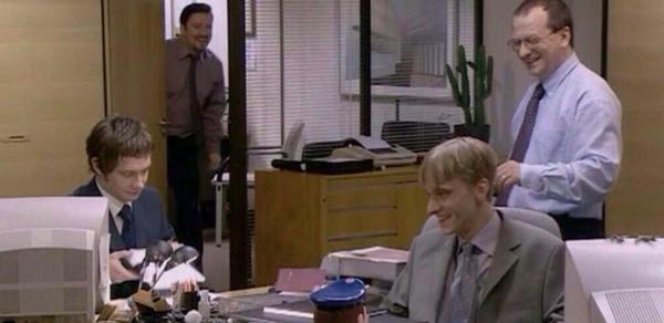 DavidBrentMovie's tweet image. "Mahna mahna"
#TheOffice series 2 episode 1 is on @GoldTVChannel tonight at 10pm followed by #Extras!