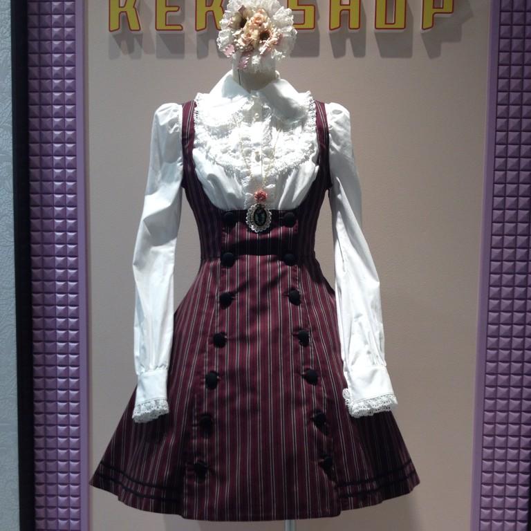 Kera Shop 新宿店 Victorian Maiden レジメンタルストライプのシリーズが入荷しました レジメンタルストライプラインジャンパースカート税込 27 000 ボルドー シナモン ダークグリーンの2色が入荷しました Http T Co Sucrsctkni Twitter
