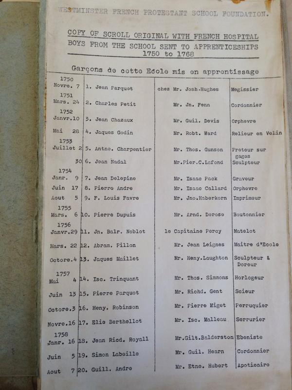 huguenotmuseum's tweet image. #apprenticships #apprentice2014 Huguenot style! Just some of the apprenticeships carried out by Huguenots in 1750s