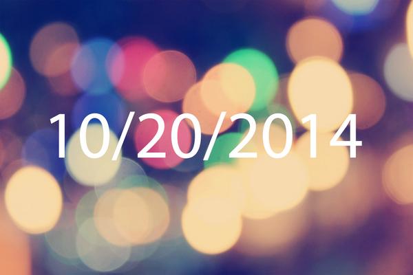 There are at least 108 good reasons to mark 20 October 2014 in your calendar!