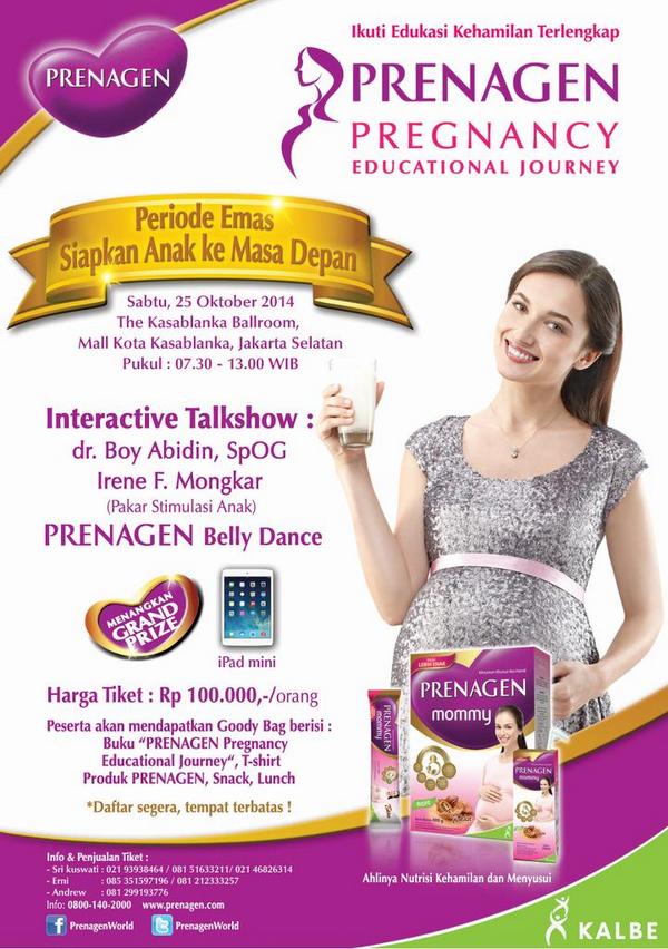 ABernanda's tweet photo. @PrenagenWorld 
PRENAGEN sebagai Pilihan No. 1 jutaan Ibu di Indonesia dengan bangga mempersembahkan. #PPEJjakarta http://t.co/HWhnBhWqo2