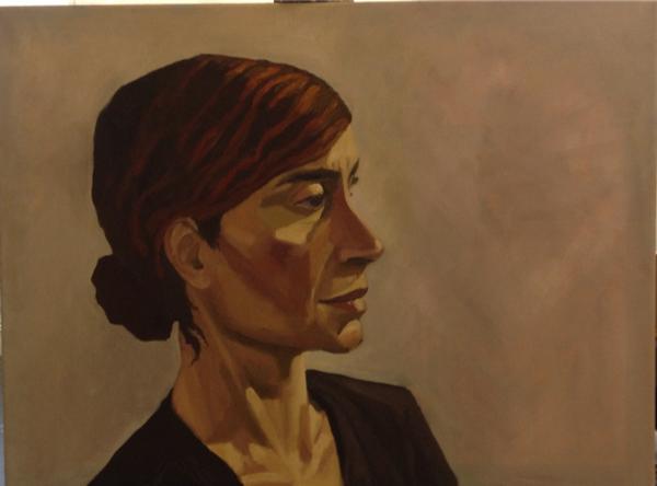 Portrait in oils, #portrait #Art #oilpainting #dailysketch