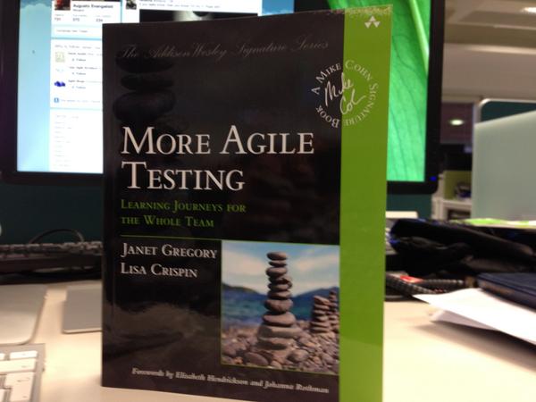 More Agile Testing just arrived! Can't wait to go home and read it! @janetgregoryca @lisacrispin #MoreAgileTesting