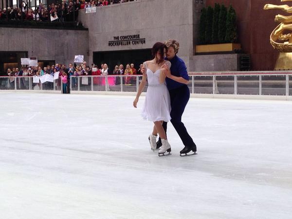 They've still got it! What did everyone think of <a href="/Meryl_Davis/">Meryl Davis</a> &amp; @CharlieaWhite on <a href="/TODAYshow/">TODAY</a>?
