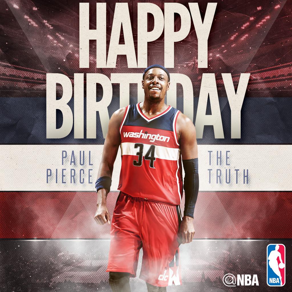 Happy Birthday Paul Pierce! 