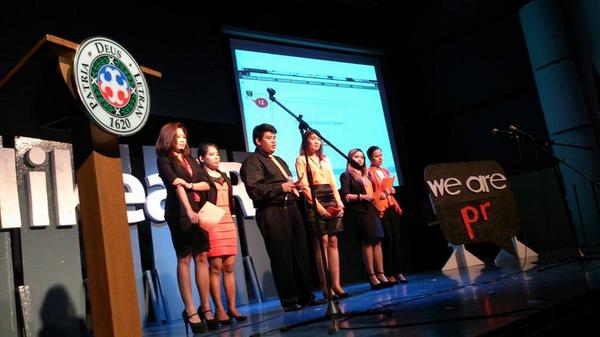 GenPRagency's tweet photo. IN PHOTO: Your Generation PR Agency Team for the 2014 PRSP Grand Prix yesterday at the Colegio de San Juan de Letran. http://t.co/tFVxbgiuOl