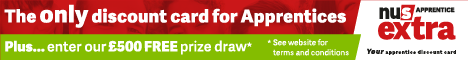 Stacey_Baltic's tweet photo. Discount Cards for Apprentices! http://t.co/U5qouFJfAp