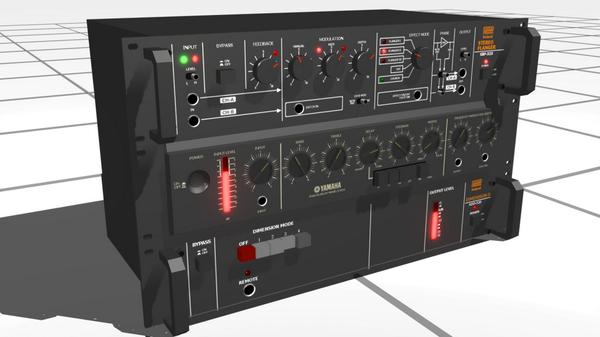 YMO エフェクター 3 種の神器 (?)、SBF-325、E-1010、SDD-320 を pmx