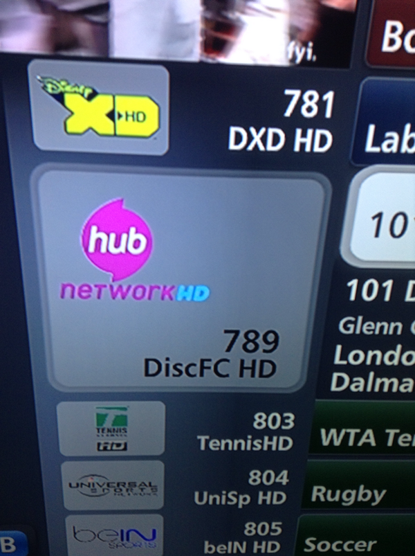 MintamenaPie's tweet photo. If you have VerizonFios, The Hub/Discovery Family Channel is having an identity crisis. #brony #RIPtheHub http://t.co/I0Rc4tEK39