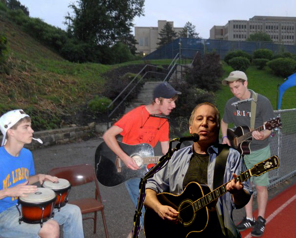 Happy birthday Paul Simon! Heres a shot from 2010, we all look so young! 