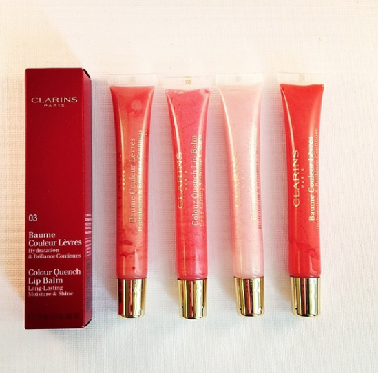 davelackie's tweet photo. The NEW @ClarinsCanada Colour Quench Lip Balm Contest! Win this set! To enter, follow @davelackie &amp; RT #colourquench http://t.co/1tTCfGf2Ow
