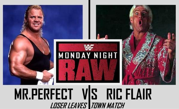 Resultado de imagem para ric flair vs mr. perfect 1993