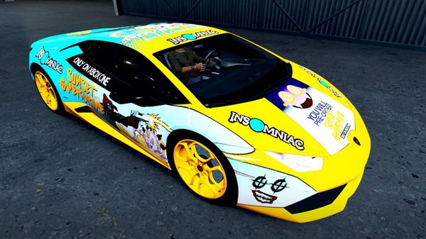 Forza_ElMutem's tweet photo. Lamborghini @SunsetOverdrive finished and shared in game! @Xbox @ForzaMotorsport @FizzieSays @insomniacgames http://t.co/AHq1PX3rwg