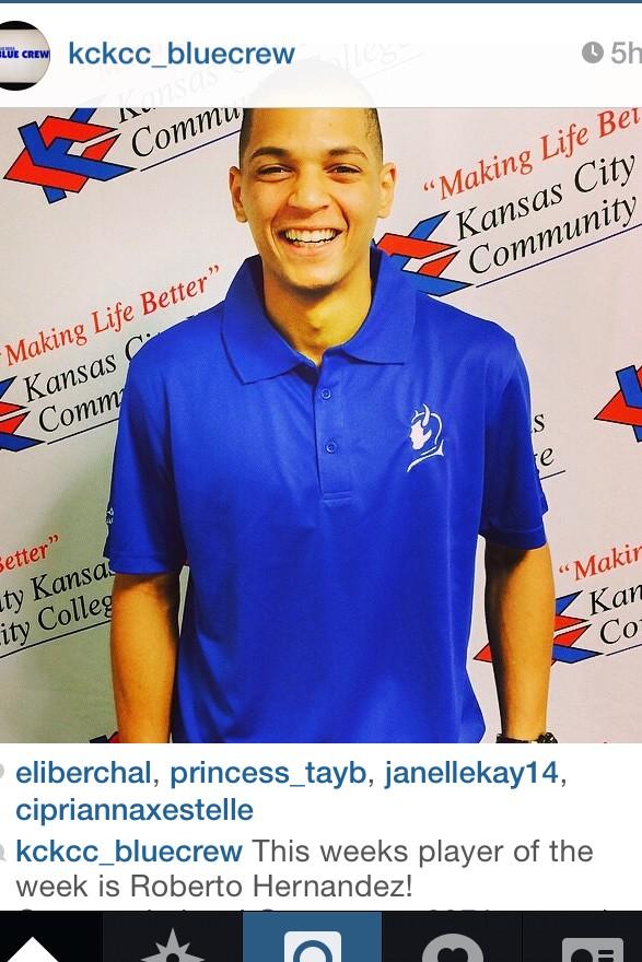 KCKCCBlueCrew's tweet photo. Player of the week!!! http://t.co/UtVX2nuAPn