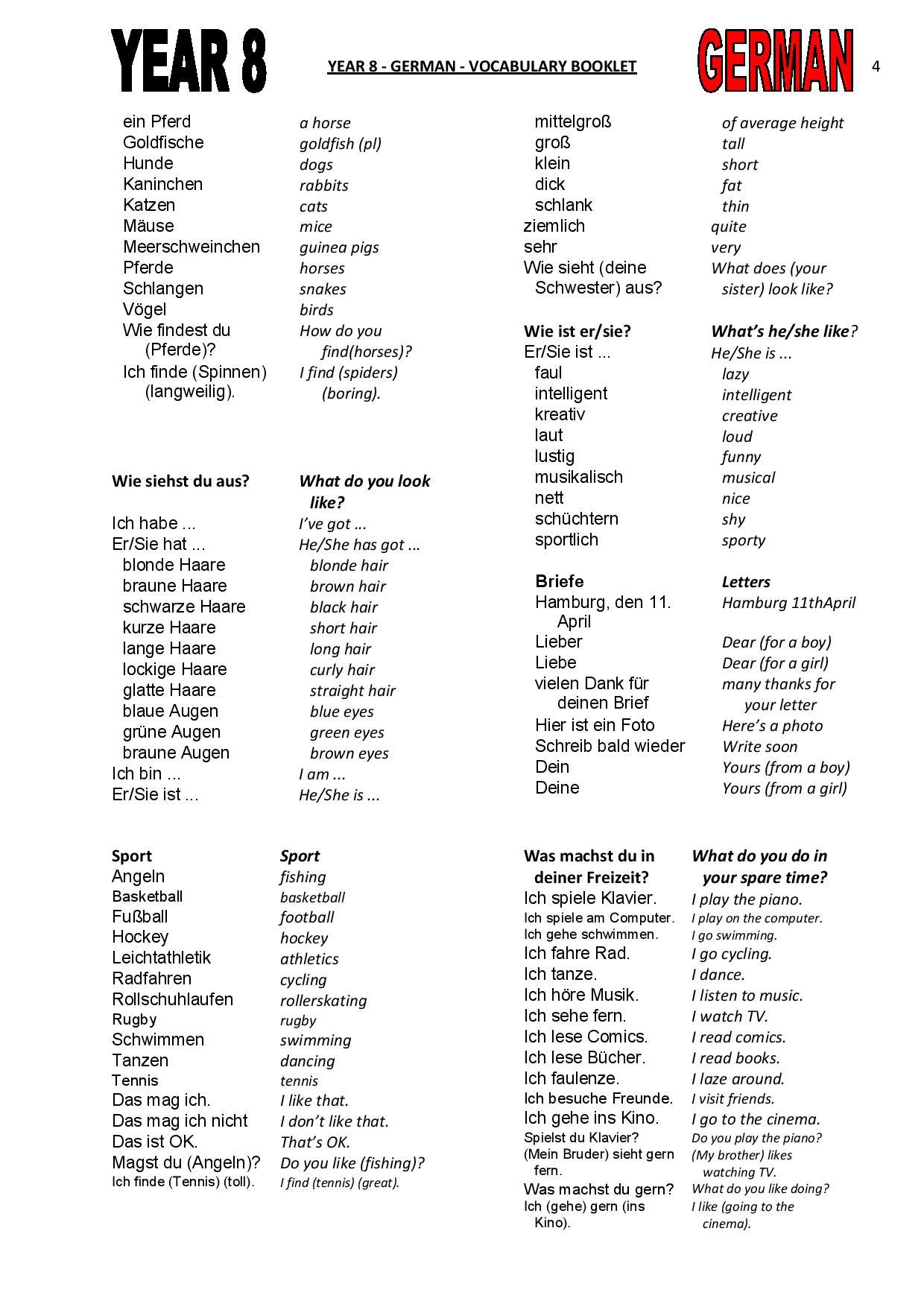 German Vocabulary In Use Telegraph