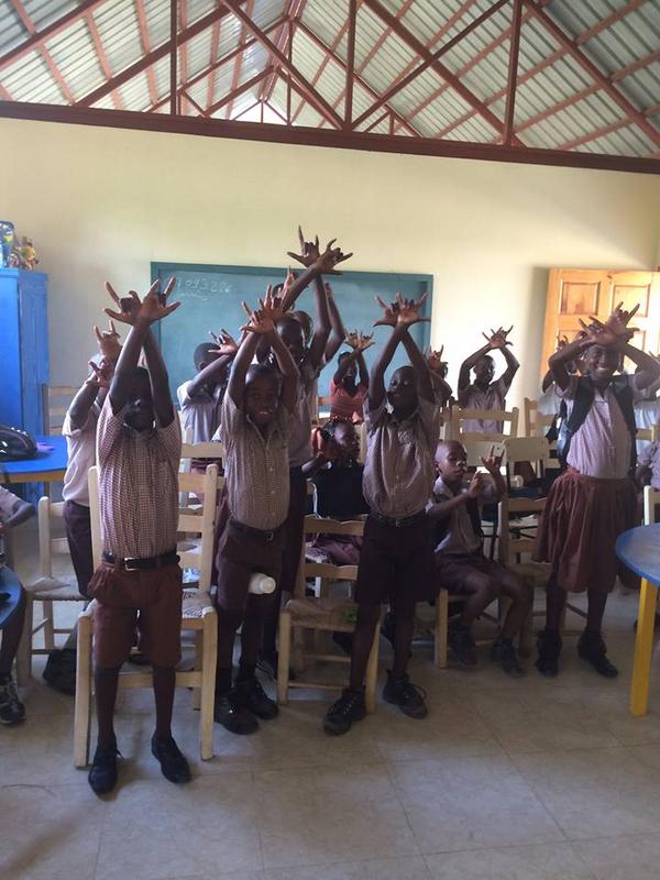 SuperDeafy's tweet photo. No Ordinary Hero gives back! Donated a screening to deaf kids in Haiti. Go #Superdeafy! @MarleeMatlin @JohnMaucere http://t.co/uVPDjeAHbA