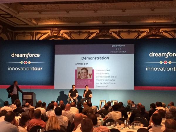 jmarc's tweet photo. Smart data et objets connectés par @MBouheddi Any Fetch gagnant hackathon dreamforce salesforce 2013 #DF14 http://t.co/FTGF4gbo4M
