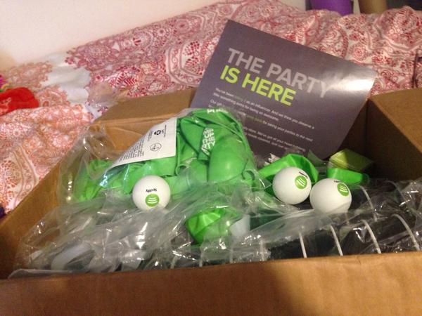MSUSpotify's tweet image. #TeamSpotify spreading that #SpotifyLove with these party packages!