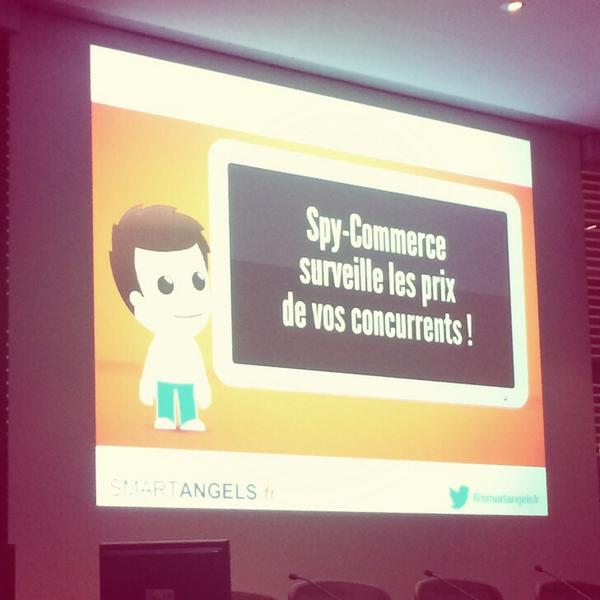 .<a href="/spycommerce/">Spy Commerce</a> on stage a la soirée <a href="/smartangelsfr/">SmartAngels</a> #crowdfunding outil de veille tarifaire