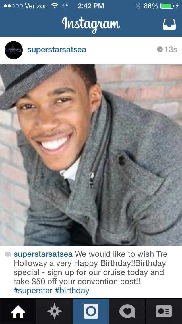 Happy Birthday Tre Holloway! 