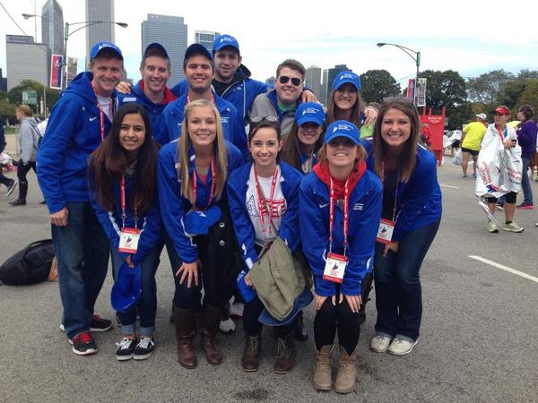 DSP_ISU's tweet photo. Congrats to all of the Brothers who ran in the #ChicagoMarathon yesterday! We had a blast volunteering! #BecauseOfDSP http://t.co/HpTODMm42u