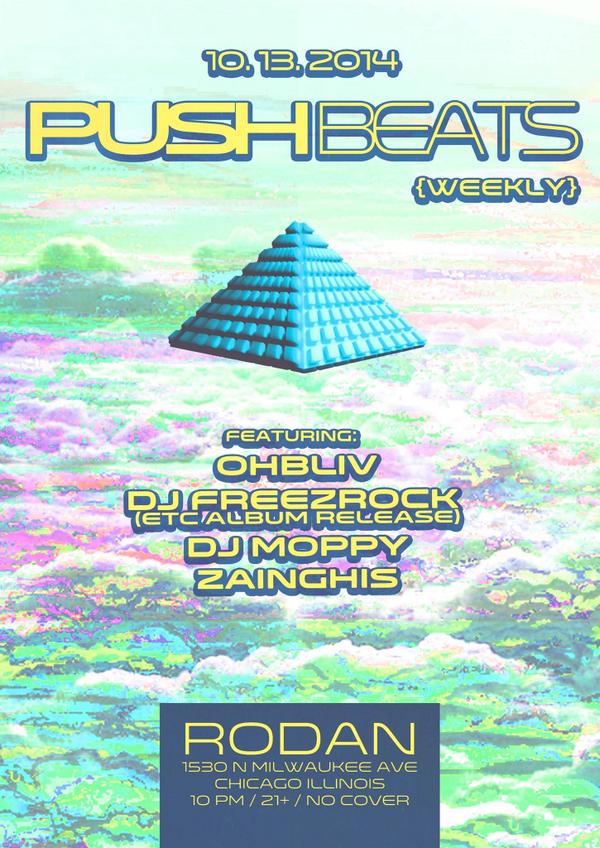 2NITE! <a href="/Push_Beats/">Push Beats</a> - <a href="/rodanchicago/">Rodan</a> w <a href="/ohbliv/">Brohbliv</a> - <a href="/djmoppy/">dj moppy</a> - <a href="/Zainghis/">Zain Khan</a> + me (Debut of Attic Tape Bangers Vol 1) LETS GO!