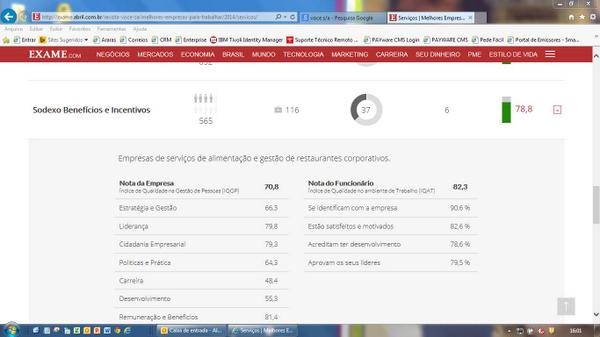 agrgray's tweet photo. Sodexo continua no ranking da melhores empresas para trabalhar no Brasil!!! http://t.co/aH1o2BZ5Tg