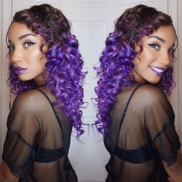 RavenElyseTV's tweet photo. No photoshop or direct sunlight needed. My hair color really is THIS vibrant! Ladies take notes. #TutorialSoon http://t.co/jRzwMVUdu6
