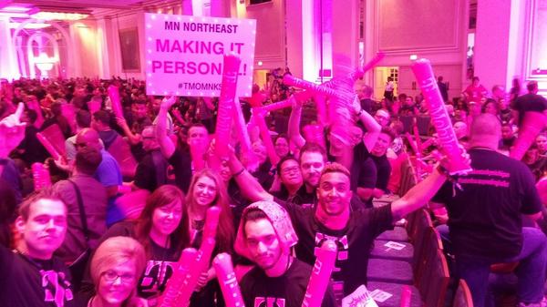 daneandreasen's tweet photo. MN Northeast is in the house!!! #tmomnks http://t.co/rEZ32w9mbS