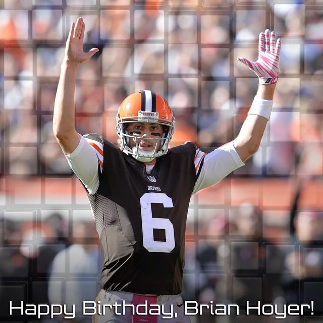 Happy Birthday, Brian Hoyer! by nfl 