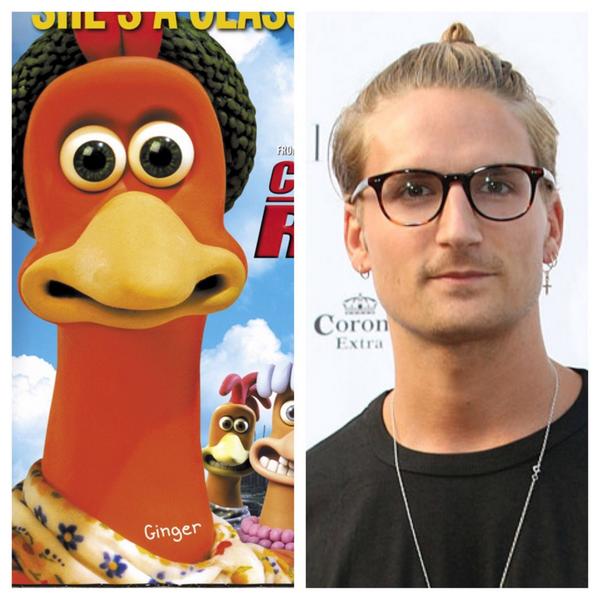 Lee_Dev's tweet photo. @oliverproudlock hey Proudlock, don't know why but you remind me of ginger from the film chicken run! http://t.co/Xq8QO8GtUd