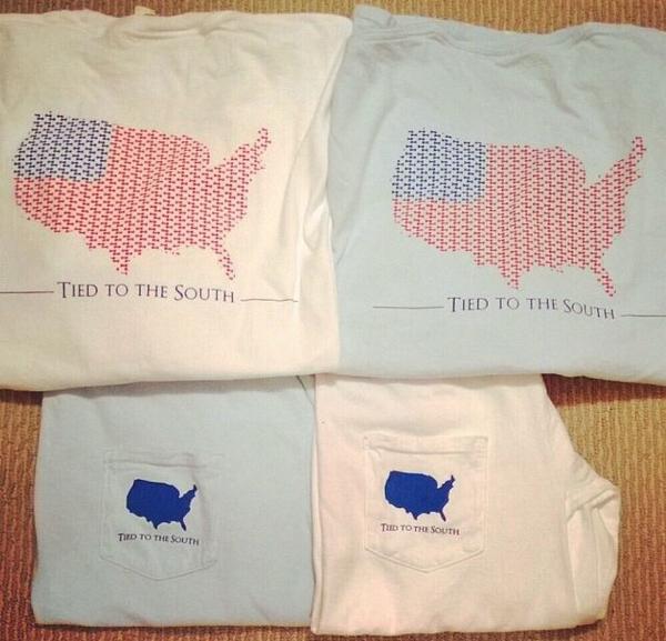 TiedtotheSouth's tweet image. Columbus Day giveaway! Please RT for your chance to win a America Shirt, &amp;amp; sticker! (Must be following) #ttts