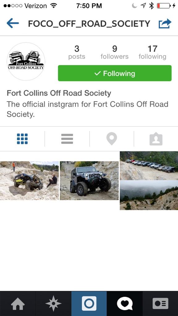 beepinjeep's tweet photo. Hi, can you follow this for me. It's our Jeep club!!! #FOCOORS!! Fort Collins offroad society! http://t.co/vJzdg8OVE6 http://t.co/ZZxg3nnaph