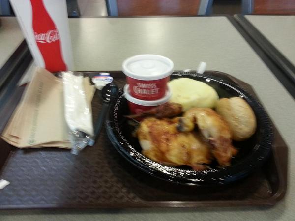 soothunderhc's tweet photo. Happy thanksgiving ... not quite as nice as the meal last night #thanksagainparents http://t.co/rbT4rdwK1o