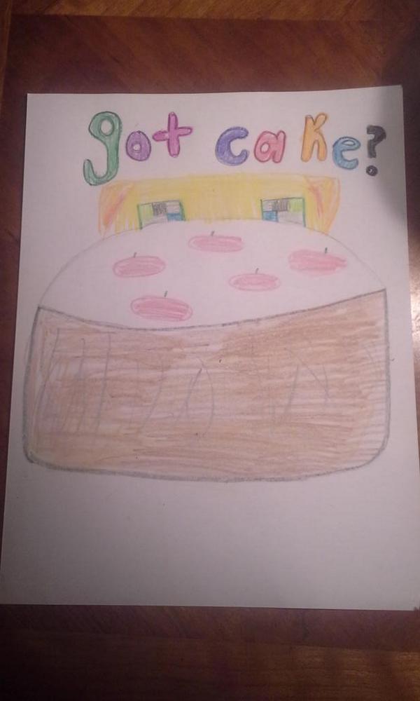 awesomesauce164's tweet image. And this one its a drawling of u playing cake peekaboo