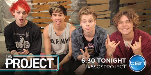 GET EXCITED! Tonight, @MyfWarhurst sits down for a chat with the boys from @5SOS! #5SOSProject