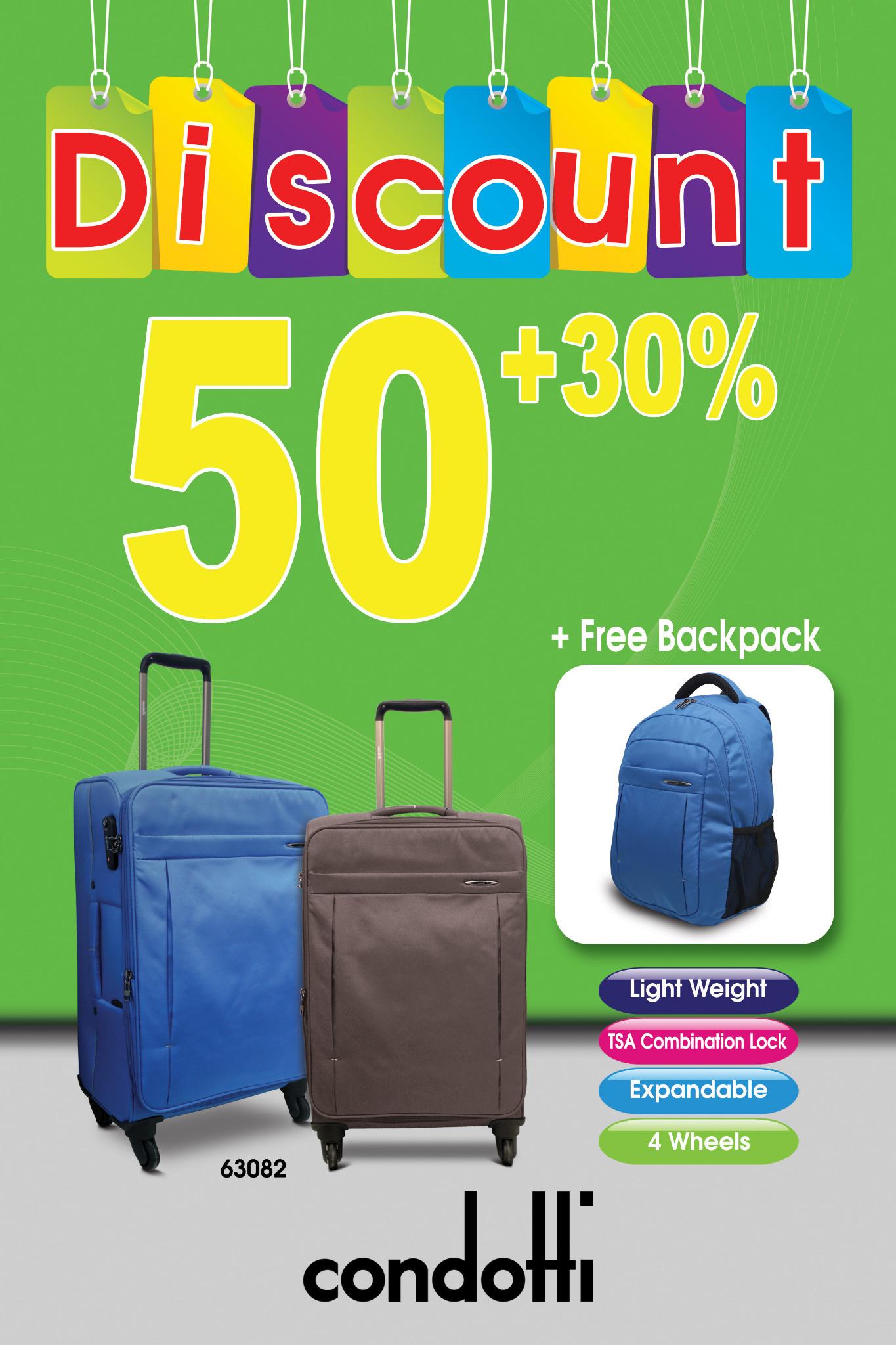 Condotti backpack trolley sales