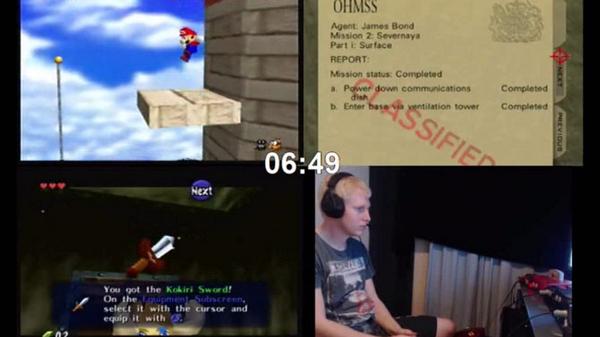 Gameblog's tweet image. Il termine Mario 64, Zelda Ocarina of Time et Goldeney en moins d'une heure

gameblog.fr/news/46358-il-…