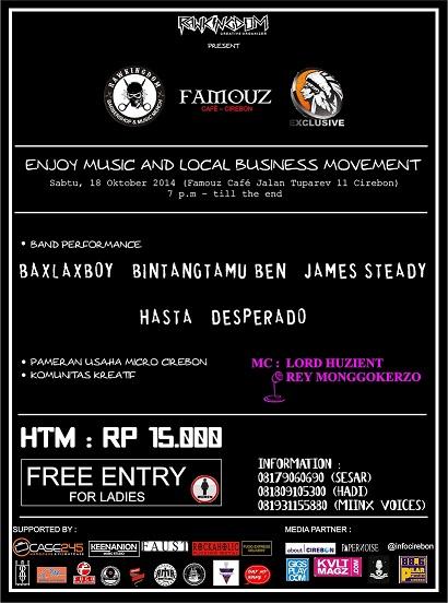 maaf bru bls ,kami sibuk RT <a href="/RAWK_barbershop/">R.A.W.K.I.N.G.D.O.M™</a>: Line up local band : <a href="/BAXLAXBOY/">BAXLAXBOY</a> <a href="/BINTANGTAMU_ben/">BAND MAHAL</a> @jamessteady69  "
