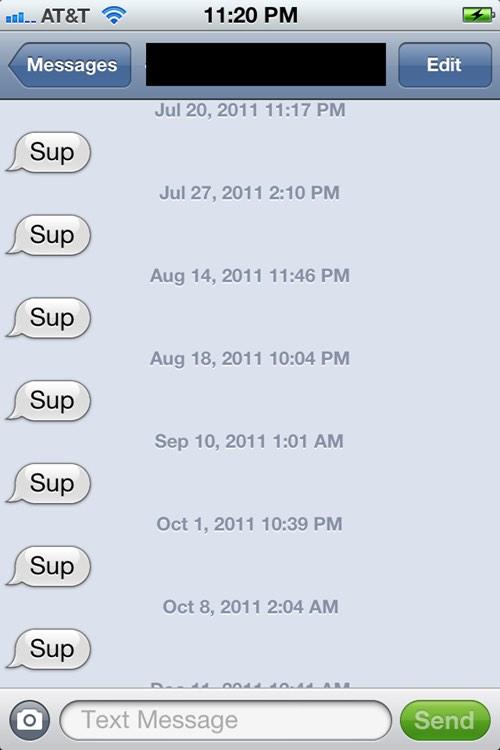 meredithgreysw2's tweet image. "@camopulse_joker: Sup… Very meaningful 😏#smsfail #message #fail #dontbotherme http://t.co/qouUxN3XWN"