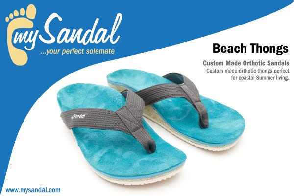 custom orthotic flip flops