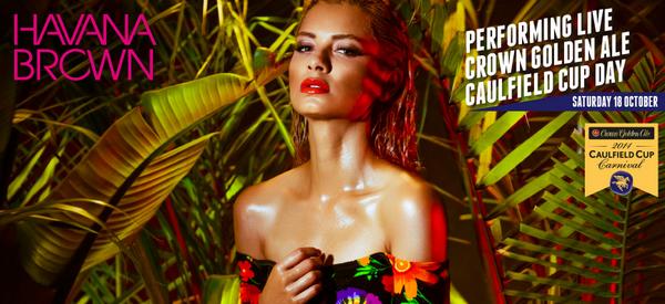 MelbRacingClub's tweet photo. Australiaβs finest DJ @djhavanabrown will be performing her new single #BetterNotSaid Crown Golden Ale #CaulfieldCup! http://t.co/diGVPnvTiT
