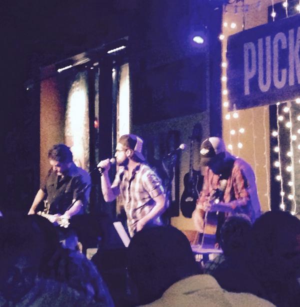 charliesriver's tweet photo. Hard to see it but definitely rocking the @OldHickoryBats hat tonight @PuckettsGrocery. Great people! http://t.co/P0RYusYgnQ