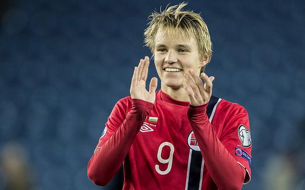 Sign him up #LFC RT @TeleFootball: Norway's Odegaard becomes youngest ever player to appear in Euro qualifier aged 15