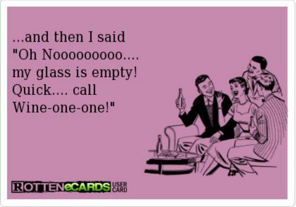 alawine's tweet image. "Emergency! #wine"  RT @winewankers