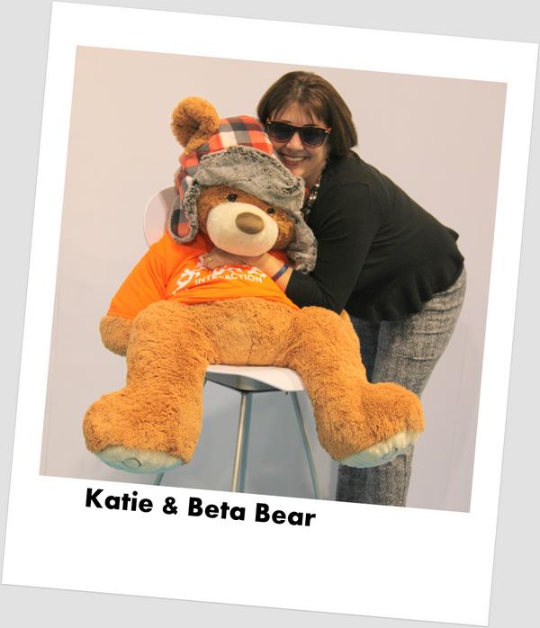 MayBakken1's tweet photo. #BMCEngage @txaggie94 Katie & BMC Beta Bear :) #BMCCustomerPrograms http://t.co/rgXxuNhgO3