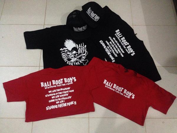 Selamat malam :) merchandise original dari <a href="/BOBS_PUNK/">BALI BOOT BOYS</a> sudah siap ! Silahkan hubungi mereka.