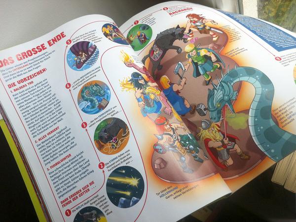 Ich habe #Ragnarök in das aktuelle #geolinoextra gezeichnet. Checkt es aus. #wickie #thor #vectorart #illustration