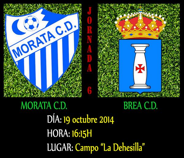 JORNADA 6: <a href="/moratacd/">MORATA CD</a> - <a href="/cd_brea/">CD Brea</a> (19/10, 16:15H)