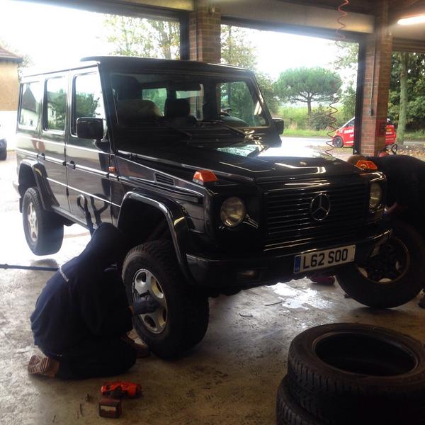 FarmTyres's tweet photo. Winter tyres going back on the G Wagon! ❄️☔️⛄️ Have you thought about swapping to winter tyres for the cold weather? http://t.co/hyeWoOsvAk